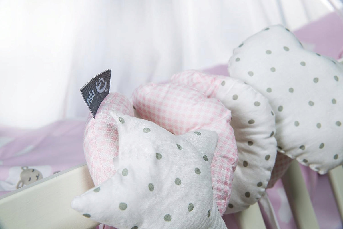 ROBA Spirale mit Geräuschen und Spiegel für Kinderwagen, Kinderbett, Autositz