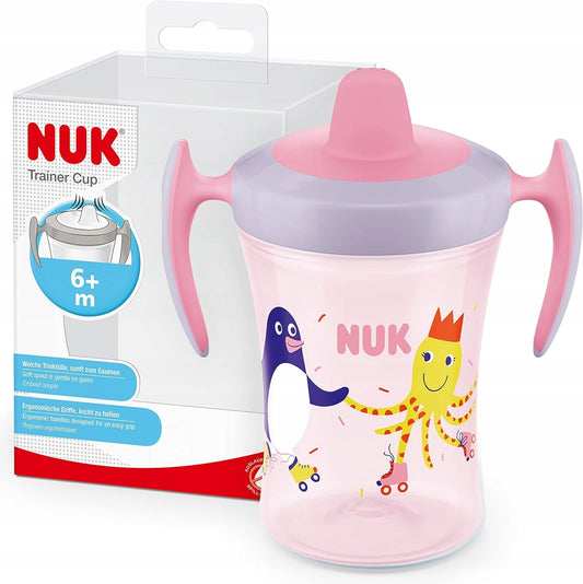 NUK Trainer Cup NEKVAPKACÍ POHÁR chobotnica 6 m+ 230 ml