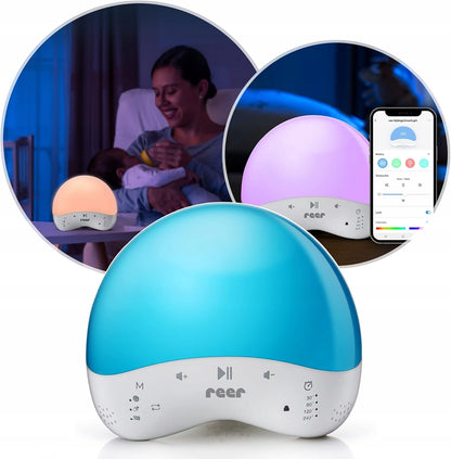 REER intelligentes Nachtlicht mit Geräuschen + Smart Life App