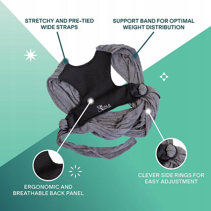 KOALA BABYCARE 2-in-1 Babytragetuch