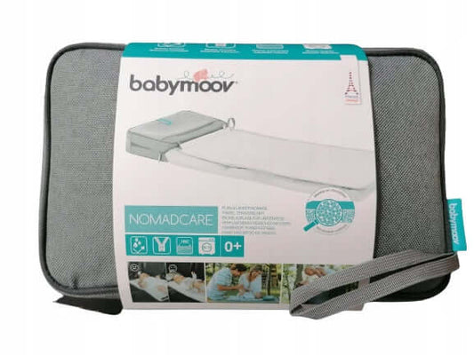 BABYMOOV przewijak podróżny + organizer NomadCare na pieluchy, chusteczki i kosmetyki z miękkim przewijakiem