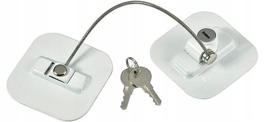 CHILD SAFETY LOCK Sicherung für Schränke und Schubladen 19 cm + 2 Schlüssel