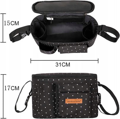 MIRACLE BABY Kinderwagen-Organizer mit Griffen