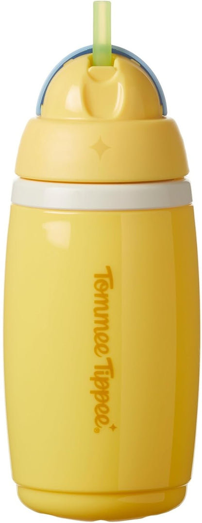 TOMMEE TIPPEE Active Straw Cup Trinkflaschenbecher mit Strohhalm 266 ml 12 m+