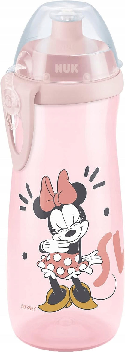 NUK Sports Cup Minnie FLASCHE 24 M+ Push-Pull-Trinkaufsatz 450 ml