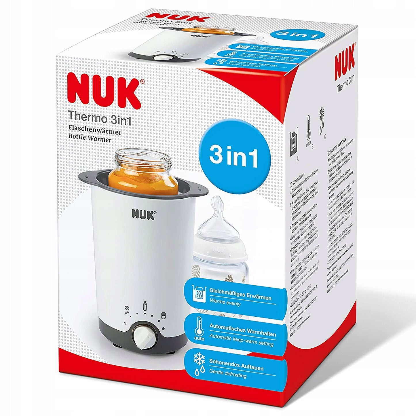 NUK Thermo 3w1 podgrzewacz do butelek i słoiczków1 "N