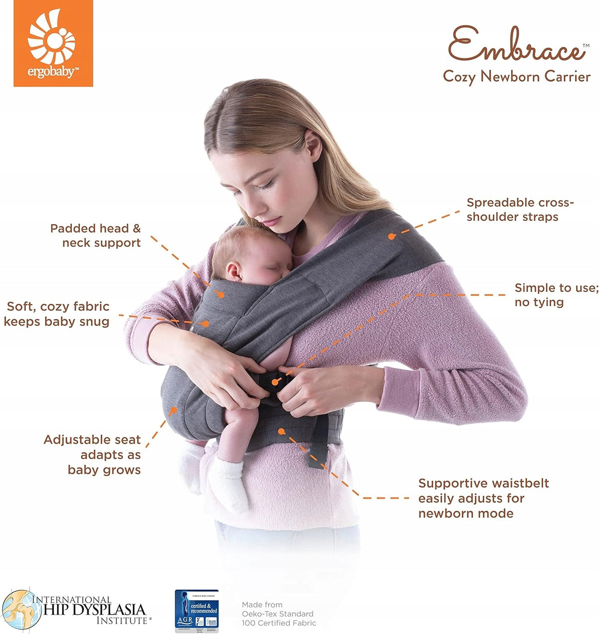 ERGOBABY EMBRACE Neugeborenen-Trage