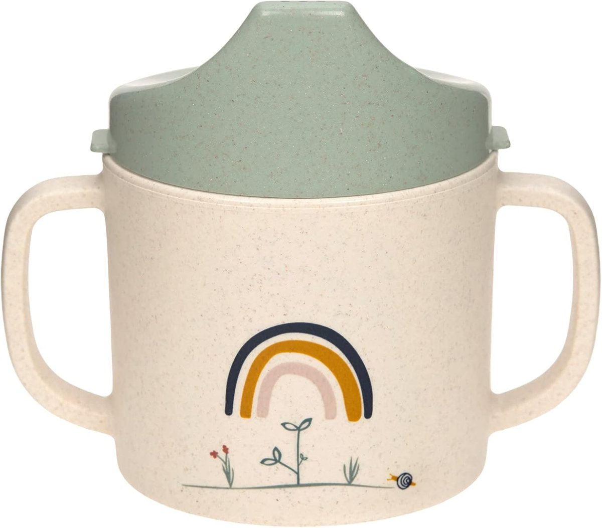 LASSIG Sippy Cup Garden Explorer pohár s náustkom 150 ml 6 m+