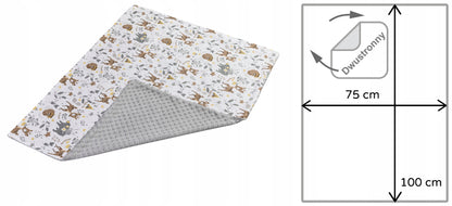 MEDIPARTNERS Babydecke Kuscheldecke 75x100 MINKY