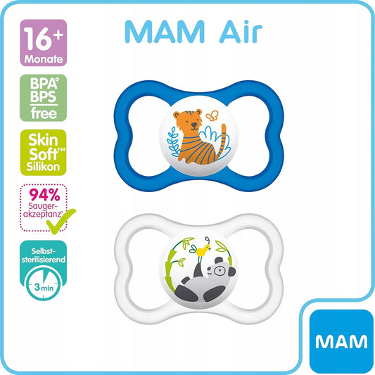 MAM AIR dudlík uklidňující x2 16m+