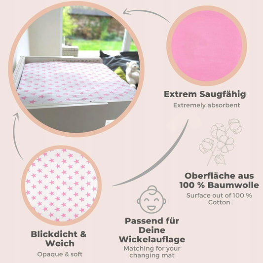 LILLY&BEN pokrowiec na przewijak frotte 50x70 x2 – zdjęcie produktu 2