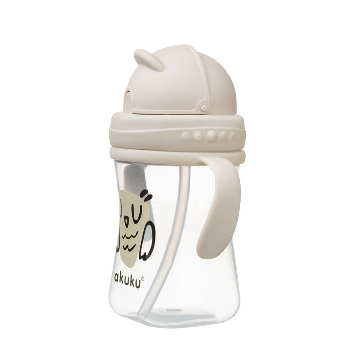 AKUKU 300 ml bottle with retractable straw, 9 months+