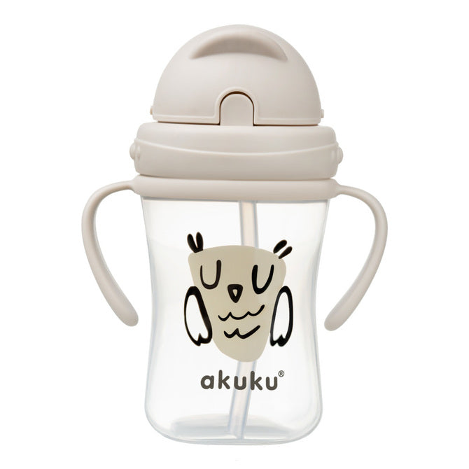 AKUKU 300 ml bottle with retractable straw, 9 months+