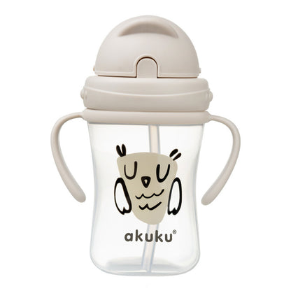 AKUKU 300 ml bottle with retractable straw, 9 months+